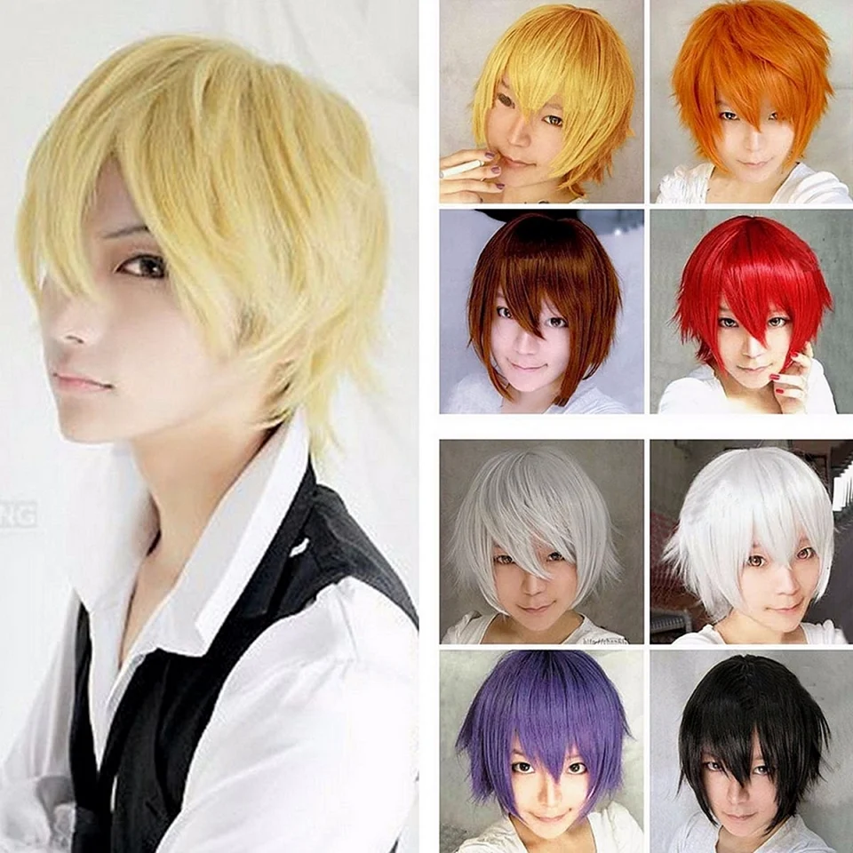 Перука аніме косплей