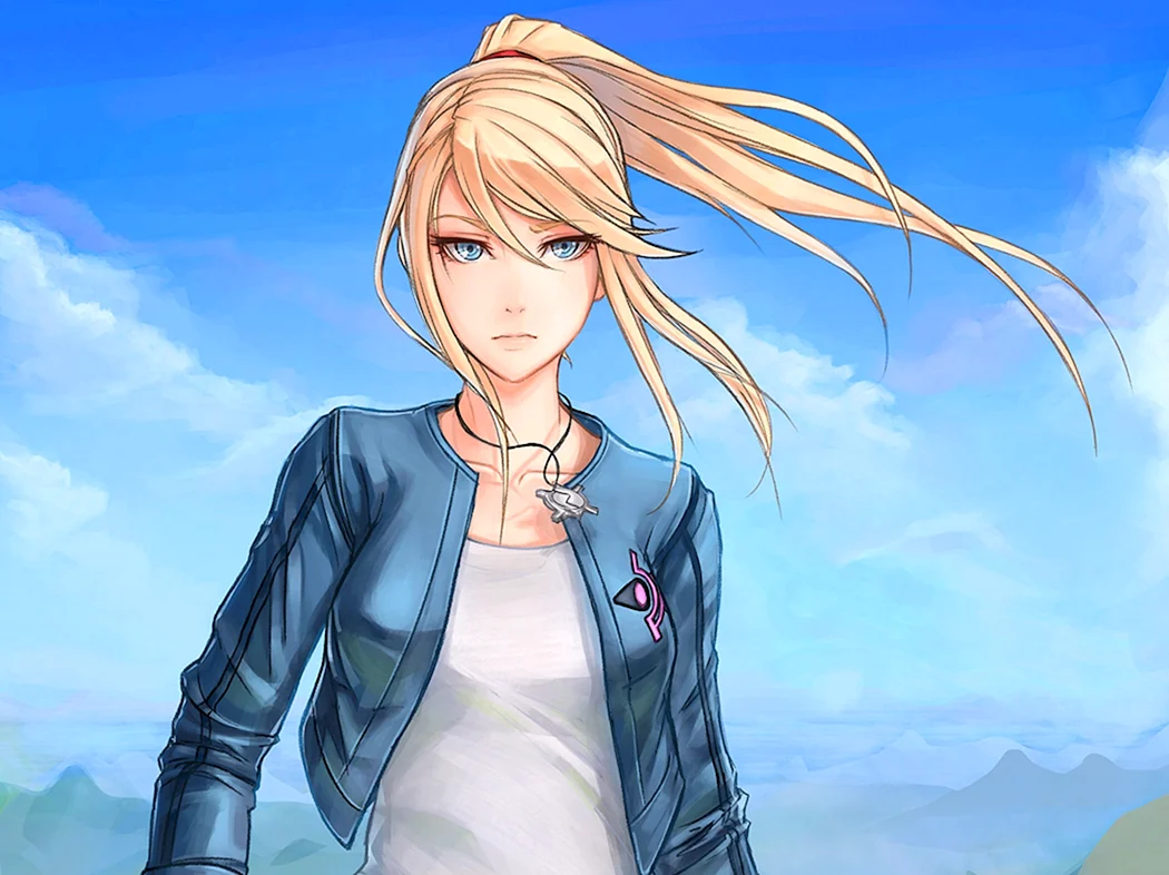 Аніме блондинка