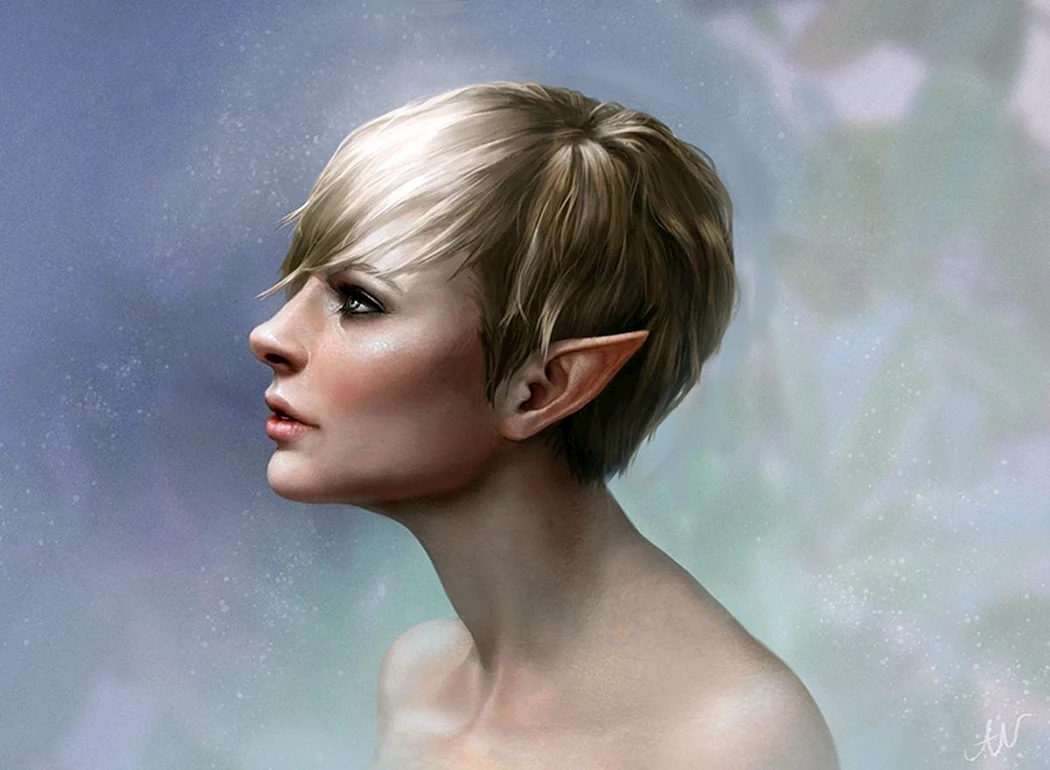 Ельф з коротким волоссям