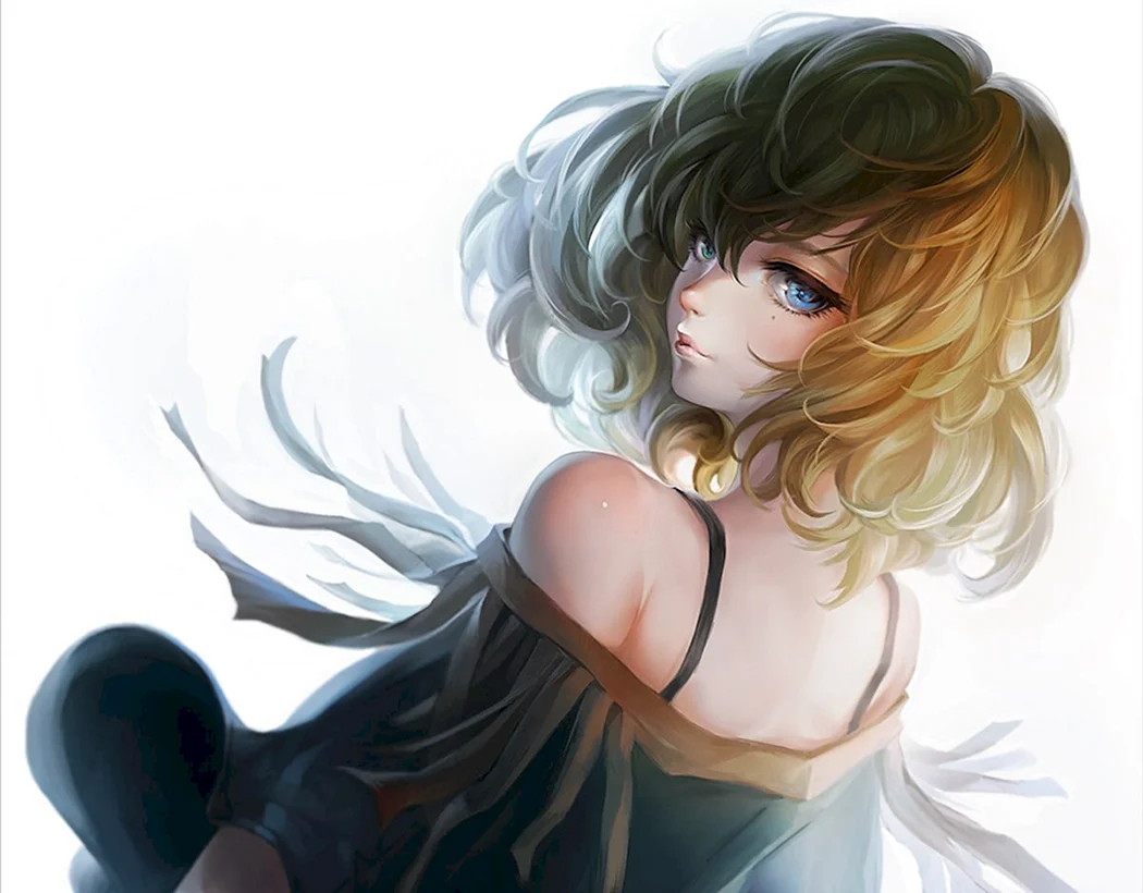 Аніме кучеряве волосся