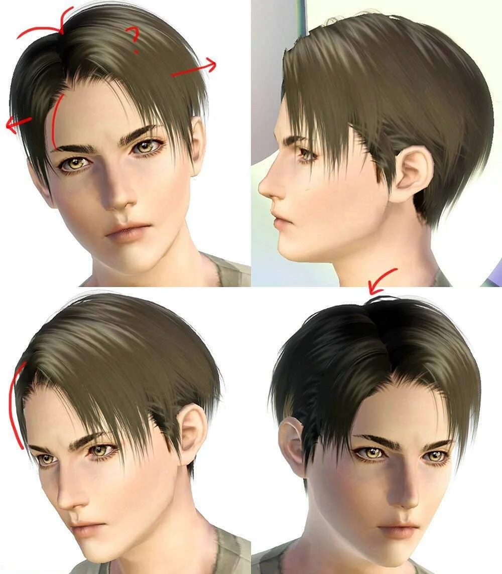 Томбой зачіска Леві