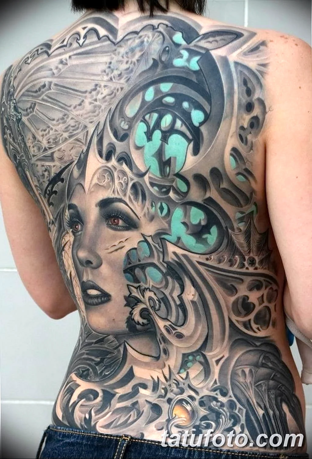 Тату в стиле 3d